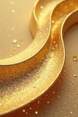 Soft, elegant golden lines creating an abstract and luxurious background,  artistic,  shimmering