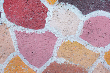Fondo de colores de textura de una pared