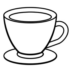 coffee cup isolated on white