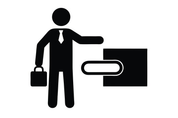 businessman with briefcase