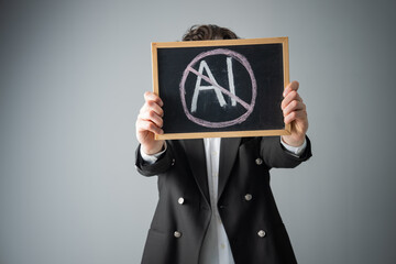 Protest Against Artificial Intelligence Development