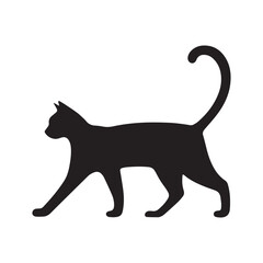 cat silhouette vector