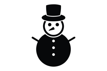 snowman with a scarf