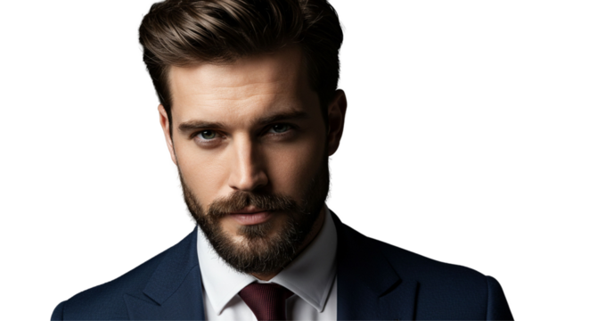 portrait of a handsome businessman