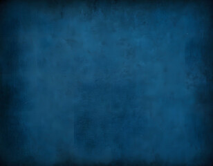 Fototapeta premium dark blue grunge wall, blue background with grunge effect
