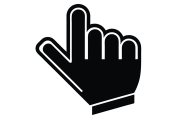 Obraz premium hand vector icon