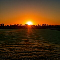 Obraz premium sunrise over the river