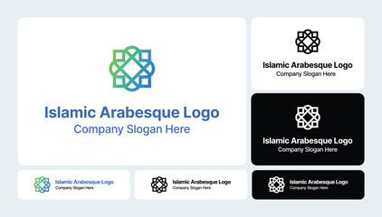 Islamic Arabesque Logo | Traditional Ornamental Design