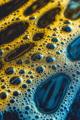 toxic petrochemicals: closeup