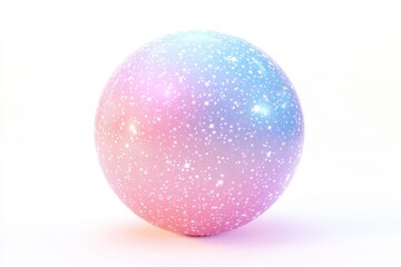 Fototapeta premium A pastel-colored egg with a galaxy-like design, perfect for Easter or spring decorations.