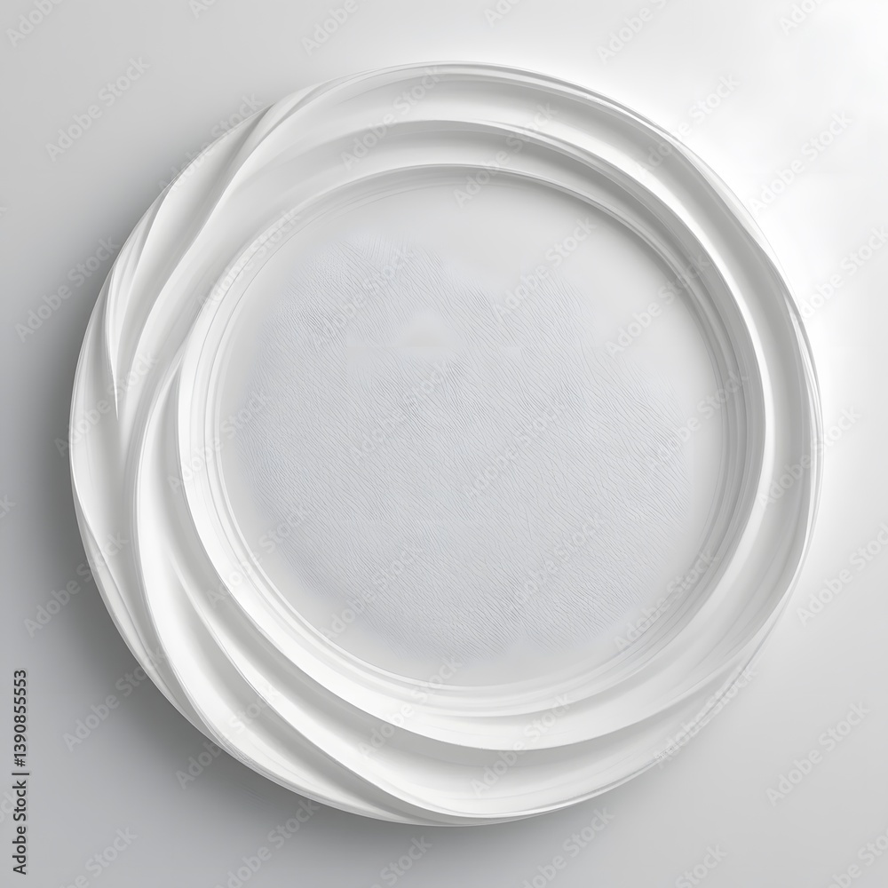 Poster Abstract White Texture, A Monochromatic Surface With Subtle Waves And Flowing Lines. Serene Design For Purity, Simplicity, And Modernity, Creating Elegant Depth. Perfect For Artistic Projects.