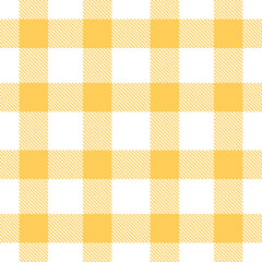 Contemporary Warm white & Sandy maize Seamless Tartan Fabric Design