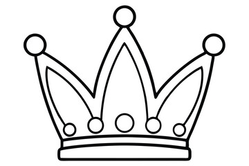crown isolated on white background.