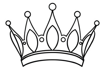 crown isolated on white background.