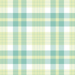 Bright ecru Tartan patterns fabric texture. Timeless Smoky pale teal Seamless Tartan