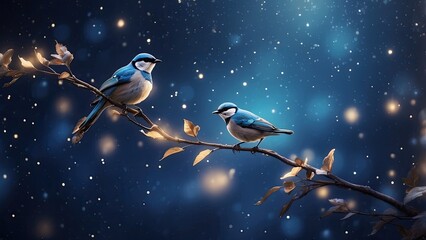 Silhouetted birds flying in a V formation against a dark
