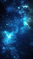 Celestial Dance: An artistic depiction of the cosmos, featuring a vibrant display of celestial elements such as stars and nebulae, offering an abstract and enchanting view of the universe.