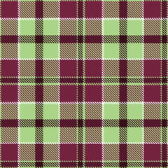 Timeless Seamless Tartan featuring Pale pale olive green and Smoky merlot Fabric Design
