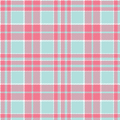 Fire white Tartan patterns fabric texture. Timeless Cool carnation Seamless Tartan