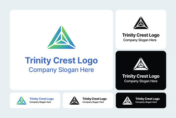 Trinity Crest Logo: Symbolic Designs Embracing Unity and Strength