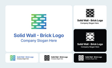 Solid Wall - Brick Logo | Sturdy Brick Wall Design