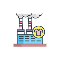 Textile Factory Icon