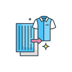 Garment Folding Icon