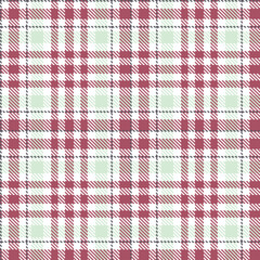 Timeless Light white & Smoky light maroon Seamless Tartan Fabric Design