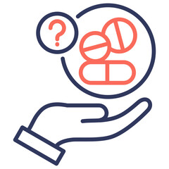 Blind Dual Tone Icon