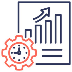 Efficiency Dual Tone Icon