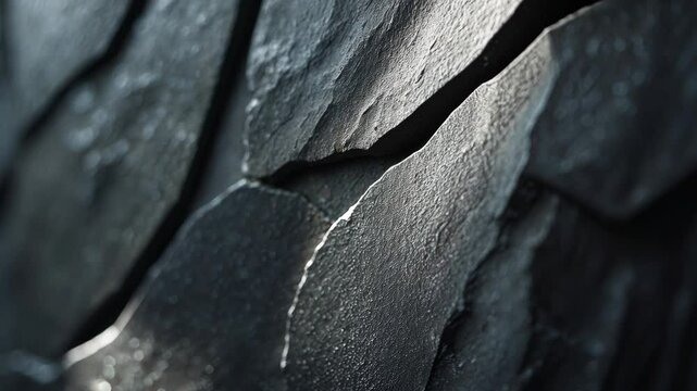 Backdrop of dark stone.