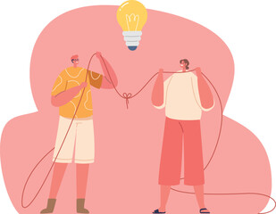 Creative people building social ties