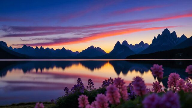 Footage of a famous and breathtaking travel spot known for its sunrise vistas.