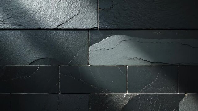 Textured backdrop of dark stone or slate wall.