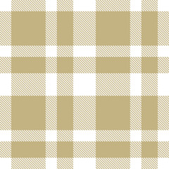 Metallic white Tartan patterns fabric texture. Timeless Soft toupe Seamless Tartan