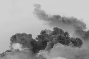 smoke from the chimney 