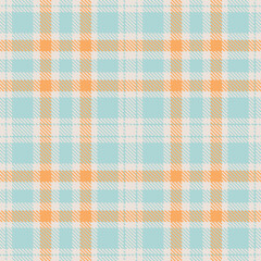Dusky light grey Seamless Tartan with Autumn silver accents Fabric Design