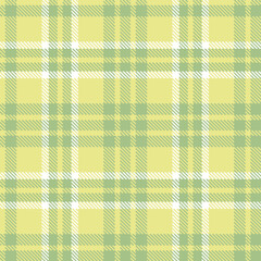 Deep dark cream Seamless Tartan with Smoky lichen accents Fabric Design