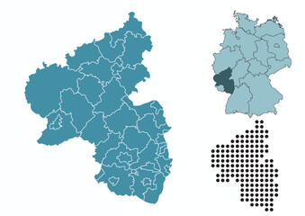 Set maps of Rhineland-Palatinate province