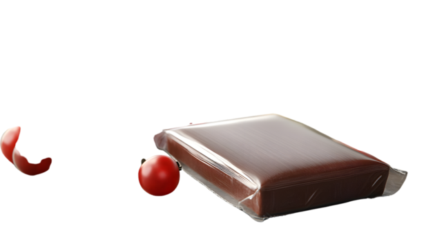 Chocolate Bar with Cherry and Tomato A Unique Combination of Sweet and Savory Elements for Cre