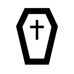 Obraz premium Coffin Icon Vector Design