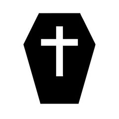 Obraz premium Coffin Icon Vector Design