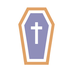 Obraz premium Coffin Icon Vector Design