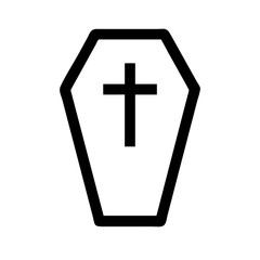 Fototapeta premium Coffin Icon Vector Design