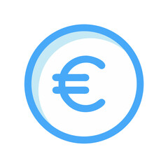 Obraz premium Euro Icon Vector Design
