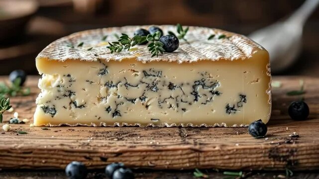 National Moldy Cheese Day blue cheese, October 9th - Powered by Adobe