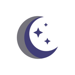 vector illustration of a moon