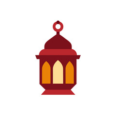 vector illustration of a lantern