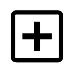 Obraz premium Plus Icon Vector