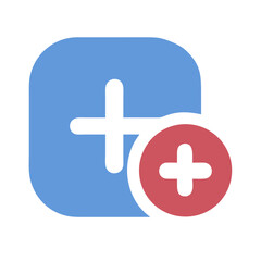 Obraz premium Plus Icon Vector